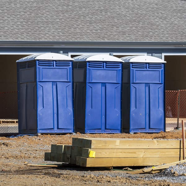 can i customize the exterior of the portable toilets with my event logo or branding in Chestnut Ridge